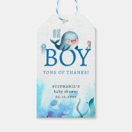 Niedlicher Wal unter Wasser Kinderdusche Geschenkanhänger