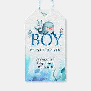Niedlicher Wal unter Wasser Kinderdusche Geschenkanhänger