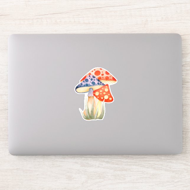 Niedlicher Wald-Pilz-Aufkleber für Vinyl-Cut Aufkleber (Computer)