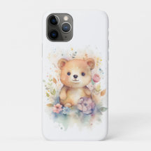 Niedlicher Waldbaby Bär Pints Kinderzimmer Art
