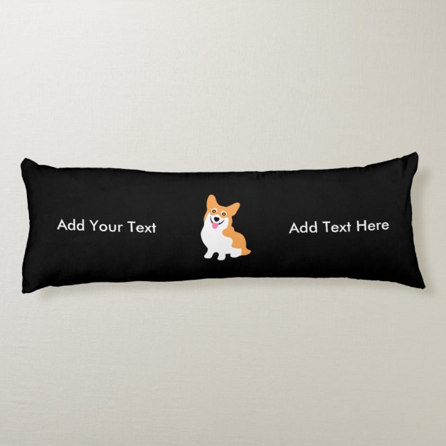 Niedlicher WaliserPembrokecorgi-Welpe Seitenschläferkissen (Rückseite)