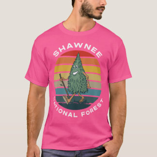 Niedlicher Wanderbaum Shawnee Nationalwald Illinoi T-Shirt