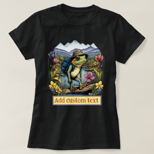 Niedlicher Wanderfroschwald, Toad Lovers T-Shirt (Design vorne)