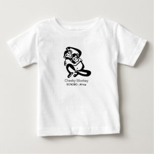 Niedlicher Wangenaffen - BONOBO - Afrika Baby T-shirt