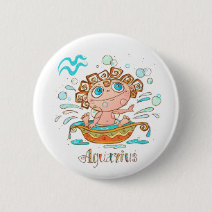 Niedlicher Wasserhahn Button