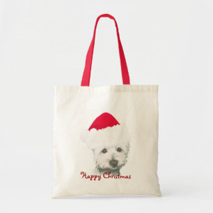 Niedlicher WeihnachtenWestie Hund Tragetasche
