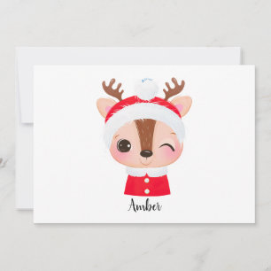 Niedlicher Weihnachts-Weihnachtsmeister Feiertagskarte