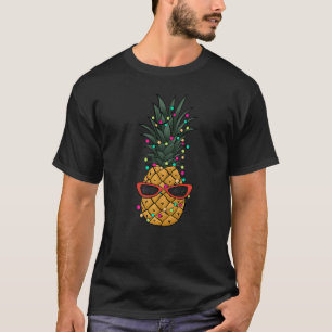 Niedlicher Weihnachtsanbau Tropische Weihnachtsfei T-Shirt