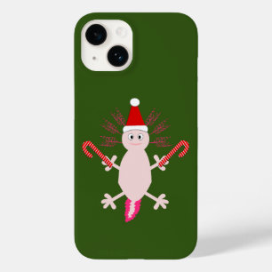 Niedlicher WeihnachtsAxolotl Case-Mate iPhone 14 Hülle