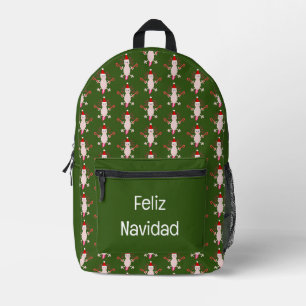 Niedlicher WeihnachtsAxolotl Custom Bedruckter Rucksack