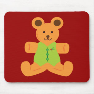 Niedlicher Weihnachtsbär Mousepad