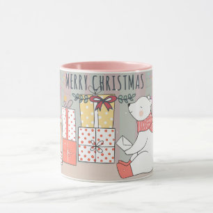 Niedlicher Weihnachtsbär Tasse