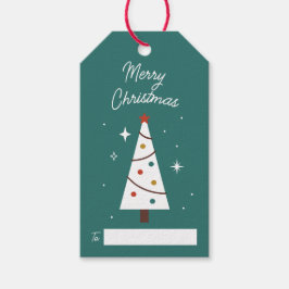 Niedlicher Weihnachtsbaum Aquamarin anpassbar Geschenkanhänger
