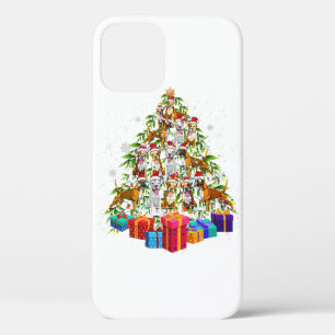 Niedlicher Weihnachtsbaum Boxer Dog Familie Weihna Case-Mate iPhone Hülle