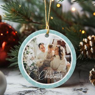 Niedlicher Weihnachtsbaum Muster Familienurlaub Fo Keramik Ornament