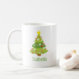 Niedlicher Weihnachtsbaum Personalisierte Weihnach Kaffeetasse