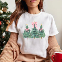 Niedlicher Weihnachtsbaum Pink Preppy Coquette mäd