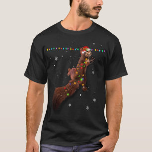 Niedlicher Weihnachtsbeleuchtung Weihnachtsbeleuch T-Shirt