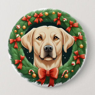Niedlicher Weihnachtsbold Button