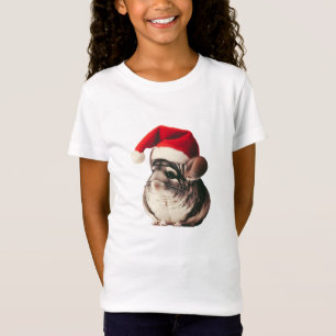 Niedlicher Weihnachtschinchilla T-Shirt