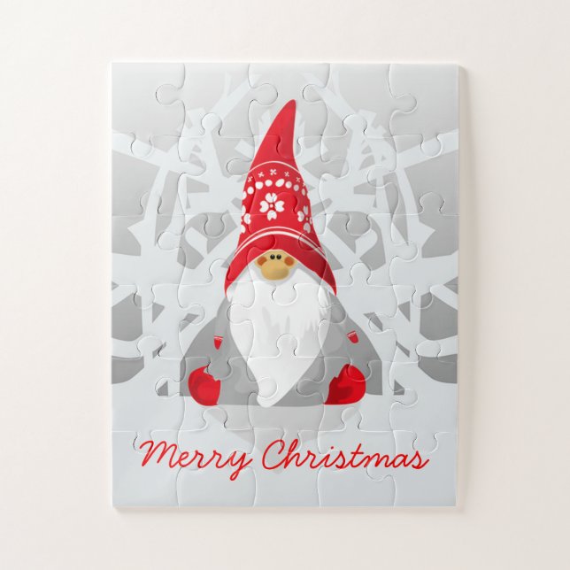 Niedlicher Weihnachtself (Vertikal)