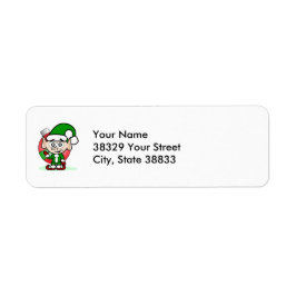 Niedlicher Weihnachtself Holiday Whimsical Cartoon