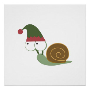 Niedlicher Weihnachtself Poster