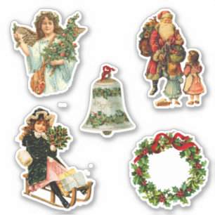 Niedlicher Weihnachtsfeiertag Aufkleber