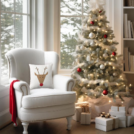 Niedlicher Weihnachtsfeiertag der Reindeer Kissen