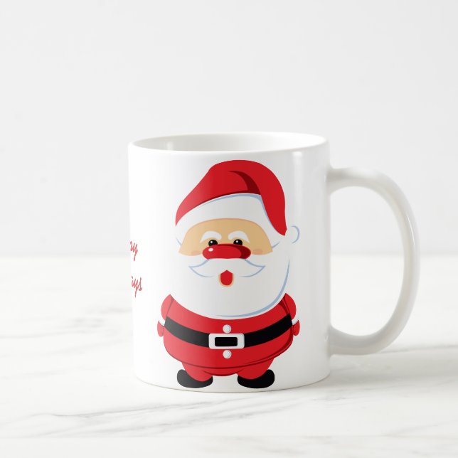 Niedlicher Weihnachtsfeiertag Kaffeetasse (Rechts)