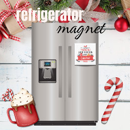 Niedlicher Weihnachtsfeiertag Magnet