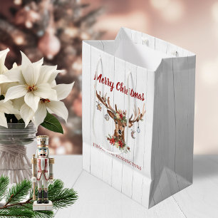 Niedlicher Weihnachtsfeiertag Mittlere Geschenktüte