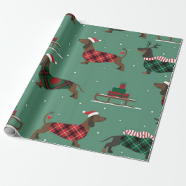 Niedlicher Weihnachtsfibel Geschenkpapier
