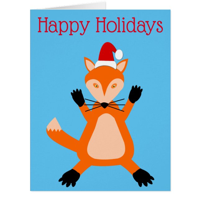 Niedlicher Weihnachtsfox Custom (Vorderseite)