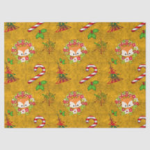 Niedlicher Weihnachtsfox im Kraut