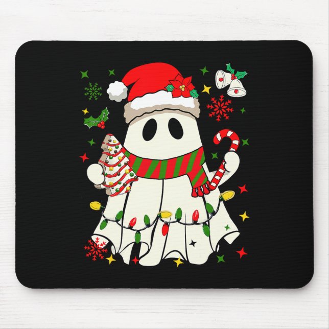 Niedlicher Weihnachtsgast Tree Candy Cane Mousepad (Vorne)