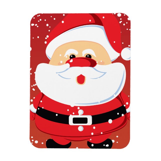 Niedlicher Weihnachtsgebrauch des Weihnachtsmannes Magnet (Vertikal)