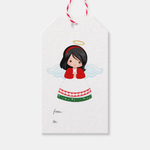 Niedlicher Weihnachtsgel Geschenkanhänger