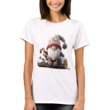 Niedlicher Weihnachtsgenom mit einer Candy Cane au