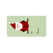 Niedlicher Weihnachtsgeschenk-Tag