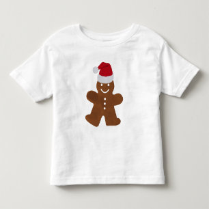 Niedlicher Weihnachtsgingerbrot Mann Cookie Kleinkind T-shirt