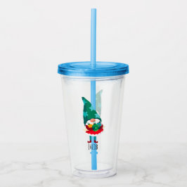 Niedlicher Weihnachtsgottesdienst mit Weihnachtssc Acryltrinkbecher