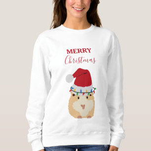 Niedlicher WeihnachtsHamster Funny Animal Weihnach Sweatshirt