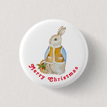 Niedlicher Weihnachtshase mit einem Korb mit Ficht