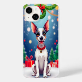 Niedlicher Weihnachtshund Case-Mate iPhone 14 Hülle