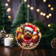 Niedlicher Weihnachtshund Happy Holiday 2-seitig 2