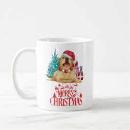 Niedlicher Weihnachtshund Kaffeetasse