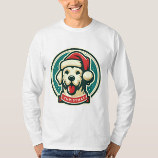 Niedlicher Weihnachtshund T-Shirt