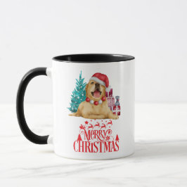 Niedlicher Weihnachtshund Tasse