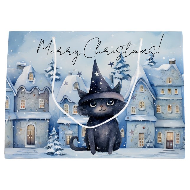 Niedlicher Weihnachtskalender Große Geschenktüte (Vorderseite)